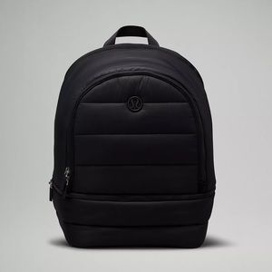 NWT Lululemon Wunder Puff Backpack in black